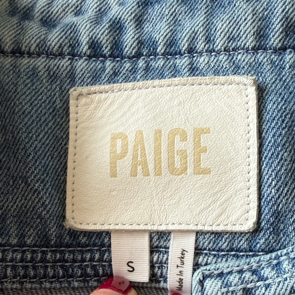 PAIGE Light Blue Jacket - Picture 2 of 7